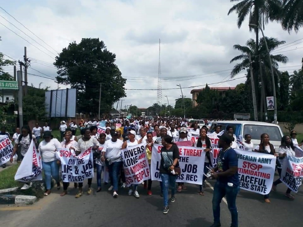 Thousands Of Rivers Women Protest In Port Harcourt – National Network